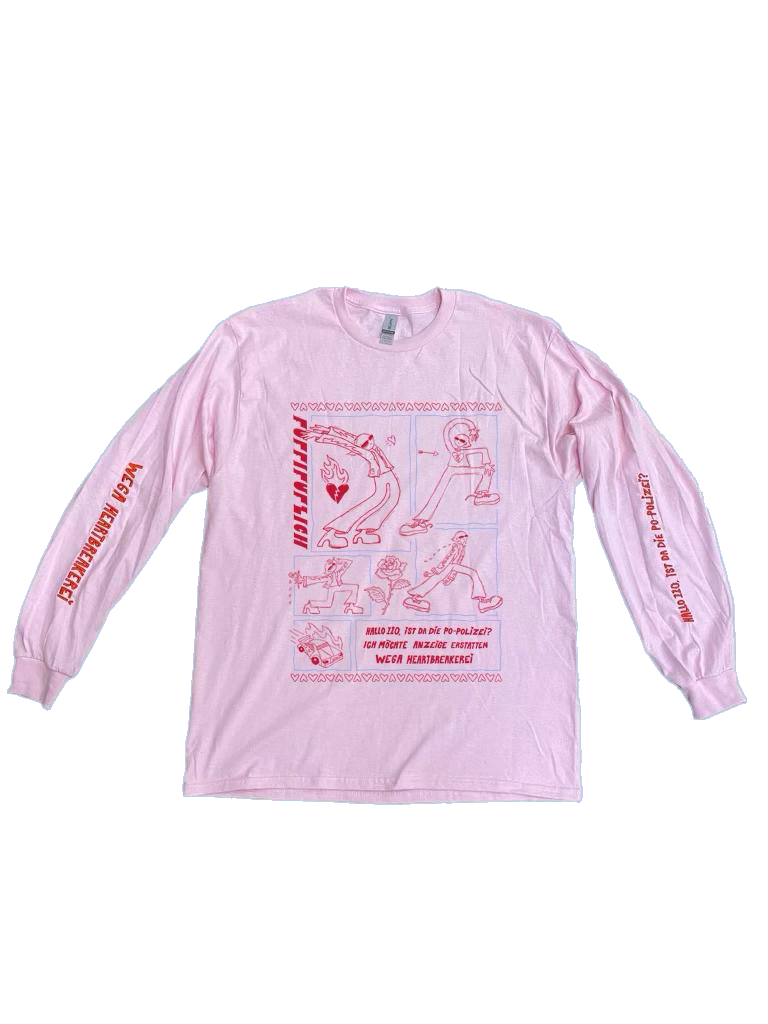 HEARTBREAKEREI Longsleeve Rosa